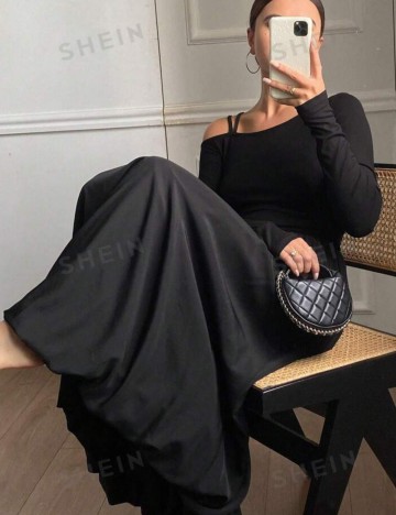 Rochie maxi Shein, negru