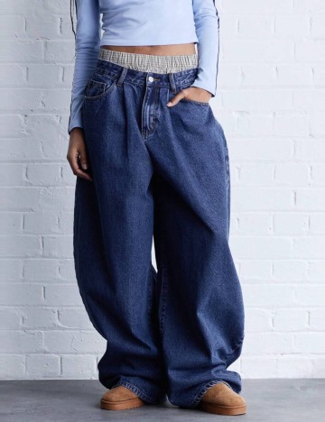 Jeans Shein, albastru