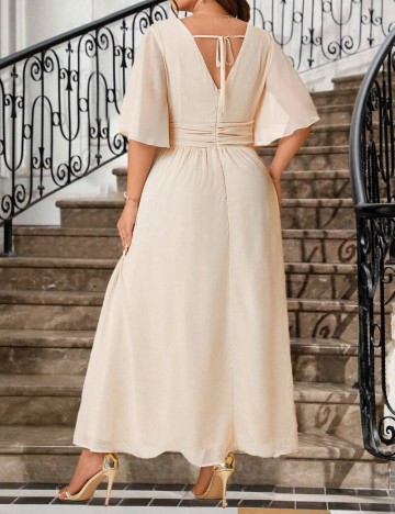 Rochie midi Shein, crem