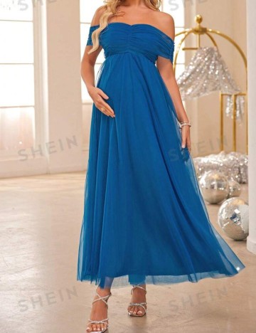 Rochie maxi Shein, albastru
