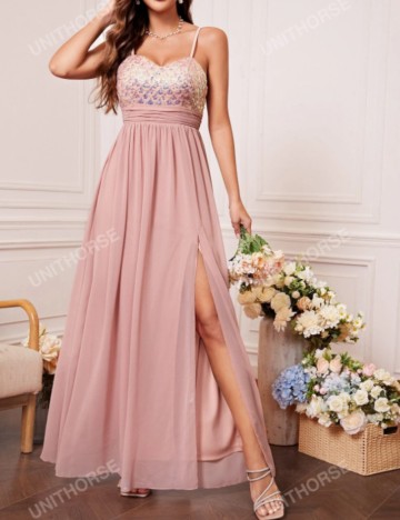 Rochie maxi Shein, roz