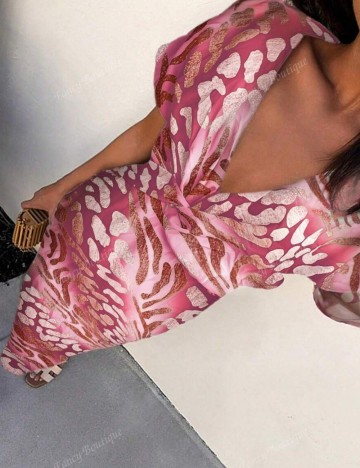 Rochie midi Shein, mix culori