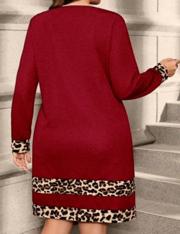 Rochie mini Shein Curve+, roșu