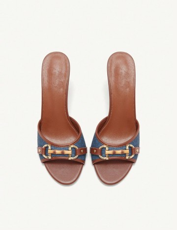 Saboți cu toc CUCCOO by SHEIN, mix culori