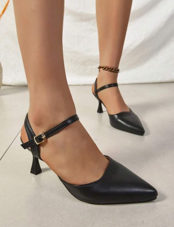 Pantofi cu toc Shein, negru
