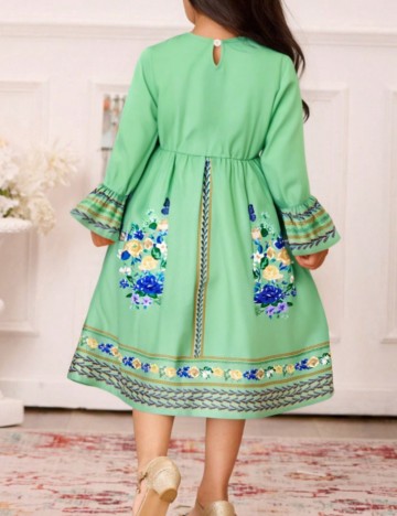 Rochie midi Shein, mix culori