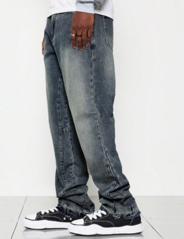 Jeans Shein, albastru