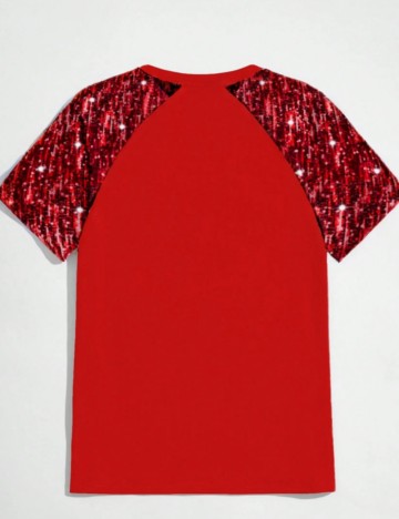 Tricou MANFINITY by Shein, roșu