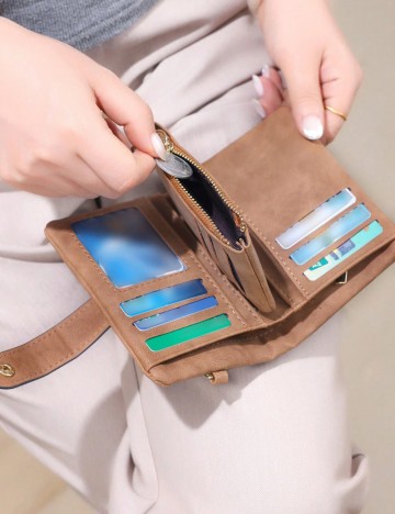 Portofel Shein, maro