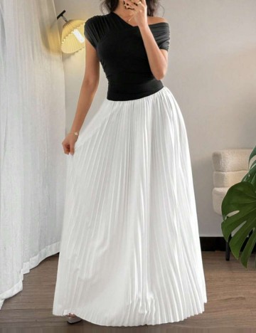 Rochie maxi Shein, mix culori
