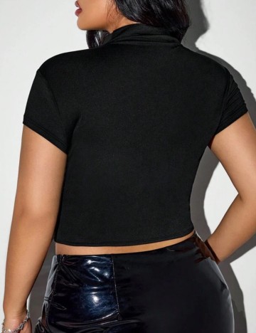 Tricou Shein Curve+, negru