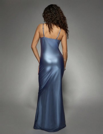 Rochie maxi Missguided by Shein, albastru