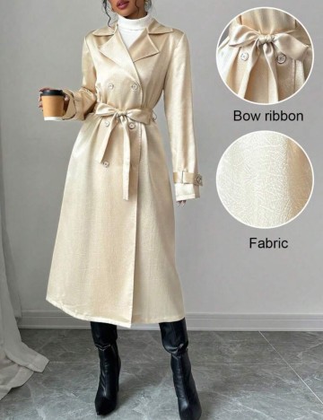 Trench Shein, auriu