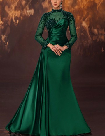 Rochie de ocazie Shein, verde