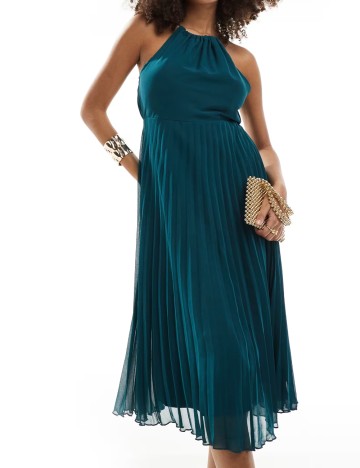 Rochie midi ASOS, verde