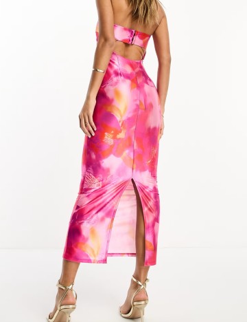 Rochie maxi ASOS, mix culori