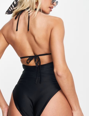 Costum de baie întreg ASOS, negru