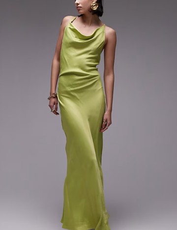 Rochie maxi ASOS, verde