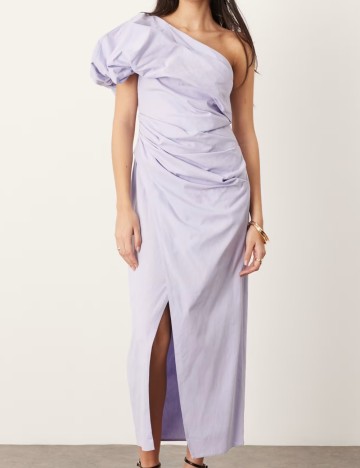 Rochie midi ASOS, mov