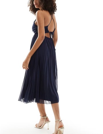 Rochie maxi ASOS, albastru