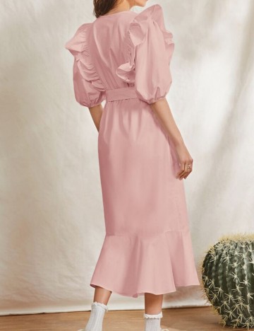Rochie midi Shein, roz