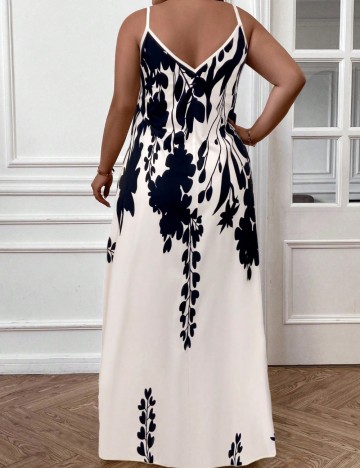 Rochie maxi Shein Curve+, mix culori