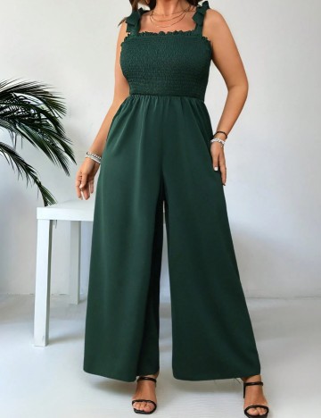 Salopetă lungă Shein Curve+, verde