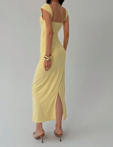 Rochie maxi Shein, galben