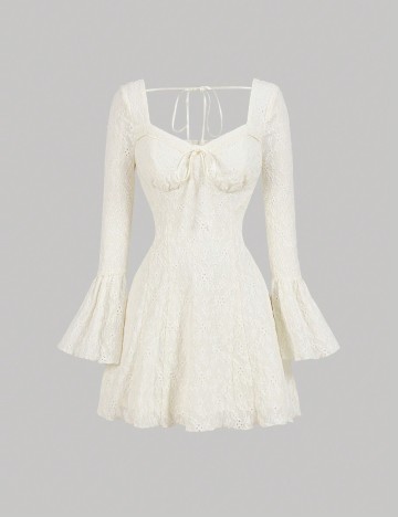 Rochie mini Shein, crem