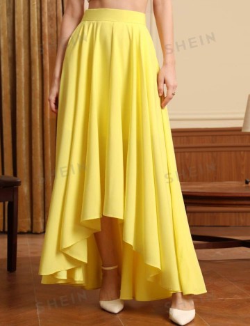 Fustă maxi Shein, galben