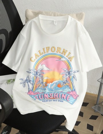 Tricou Shein, alb