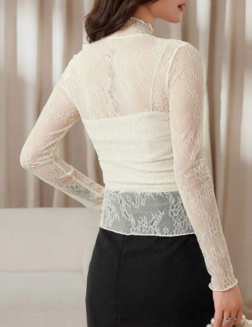 Bluză DAZY by Shein, crem
