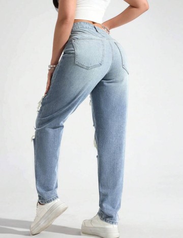 Jeans Shein, albastru