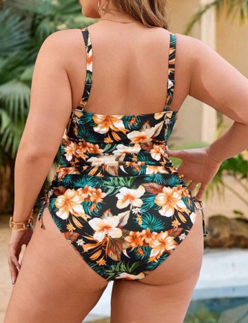 Costum de baie întreg Shein Curve+, mix culori