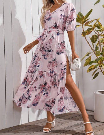 Rochie maxi Shein, mix culori