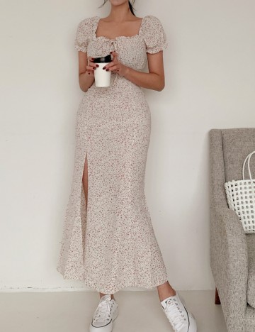 Rochie maxi Shein, mix culori