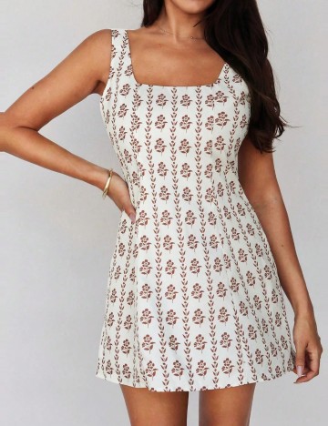 Rochie mini Shein, crem