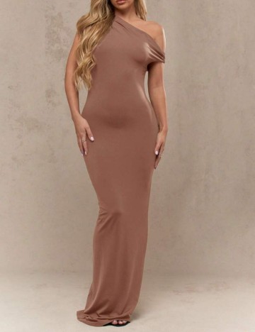 Rochie maxi Missguided by Shein, maro