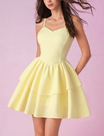 Rochie mini Shein, galben