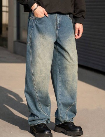 Jeans Shein, albastru