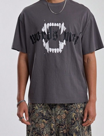 Tricou Shein, gri
