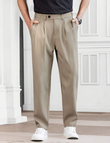 Pantaloni MANFINITY by Shein, bej
