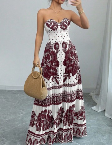 Rochie maxi Shein, mix culori