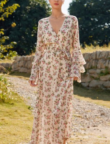 Rochie midi Shein, mix culori