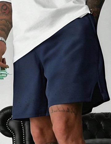Pantaloni scurți Shein, bleumarin