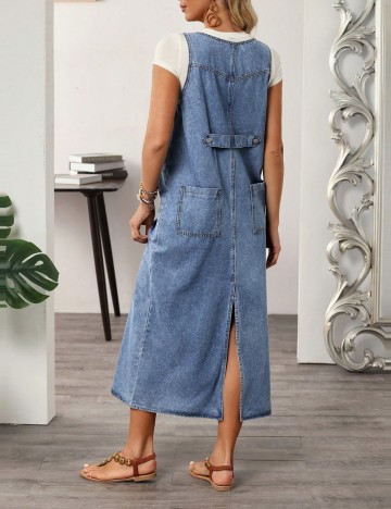 Rochie midi Shein, alb