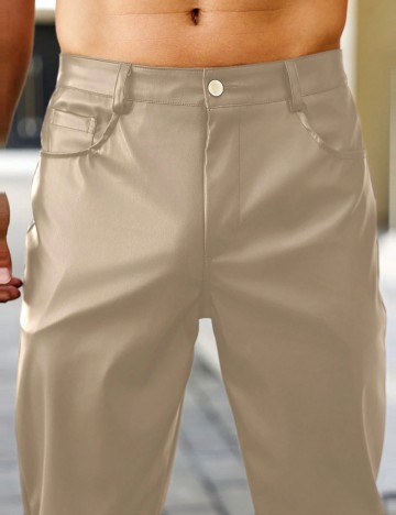 Pantaloni MANFINITY by Shein, maro