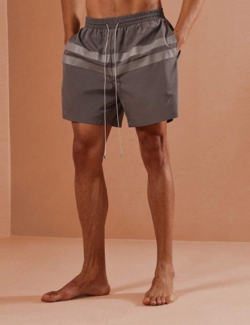 Pantaloni scurți SUMWON by Shein, gri