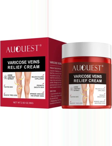 Cremă pentru ameliorarea varicelor AUQUEST, mix culori