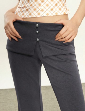 Pantaloni Shein, gri